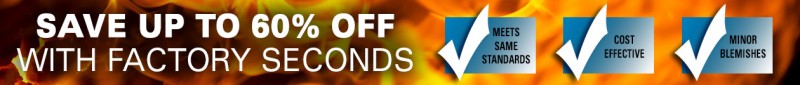 Save up to 60% with Factory Seconds